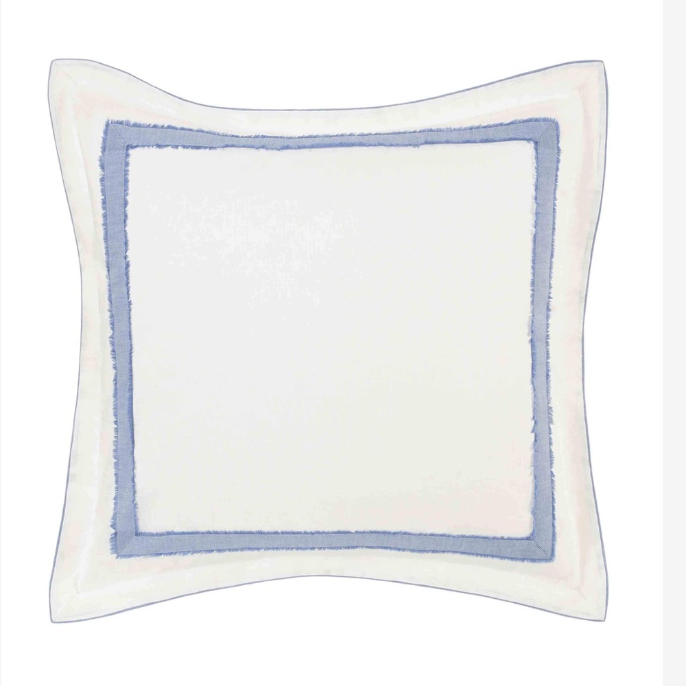 Laura Ashley ‘MILA BLUE’ Euro Sham Extra-Large 26x26” (1-Count)